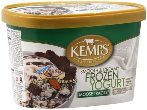 Kemps Denali Original Moose Tracks Frozen Yogurt - 1.5 Qt, Nutrition 