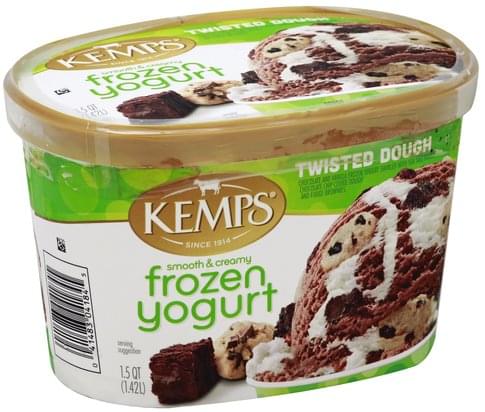 Kemps Frozen, Twisted Dough Yogurt - 1.5 QT, Nutrition Information | Innit