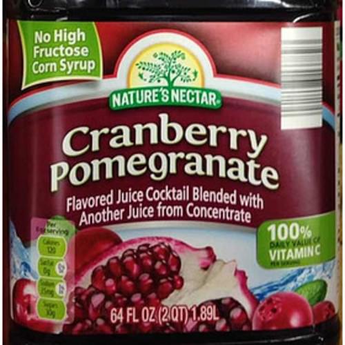 Nature's Nectar Cranberry Pomegranate Juice Cocktail - 240 Ml ...