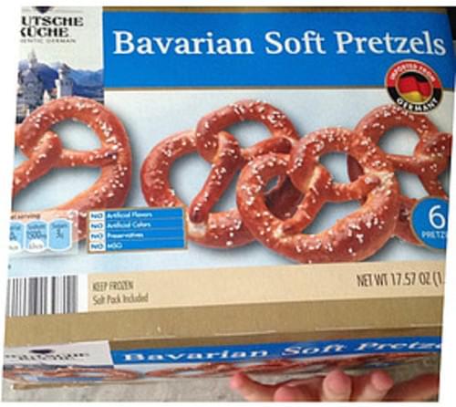 Bavarian Soft Pretzel Nutrition Information Besto Blog 