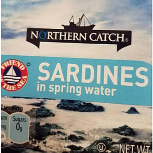 Northern Catch Sardines in Spring Water 55 g, Nutrition Information