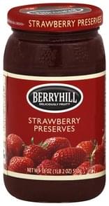 Berryhill Strawberry Preserves - 18 oz, Nutrition Information | Innit