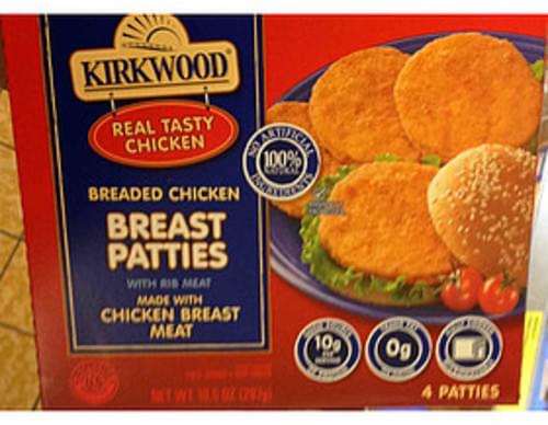 Kirkwood Breaded Chicken Breast Patties 74 G Nutrition Information Innit