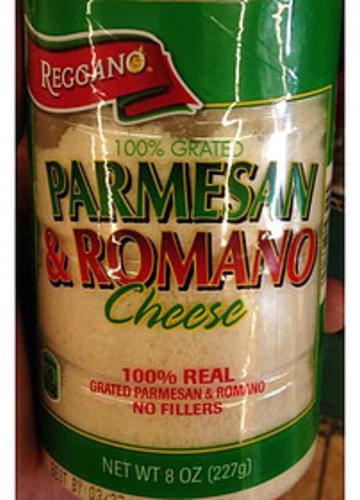 Reggano 100 Grated Parmesan And Romano Cheese 5 G Nutrition Information Innit