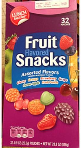 Lunch Buddies assorted Fruit Flavored Snacks - 26 g, Nutrition ...