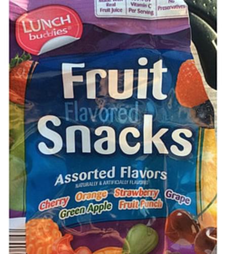 Lunch Buddies Assorted Fruit Flavored Snacks - 30 g, Nutrition ...