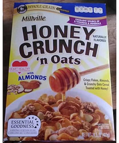 Millville Honey Crunch N Oats With Almonds 30 G Nutrition Information Innit