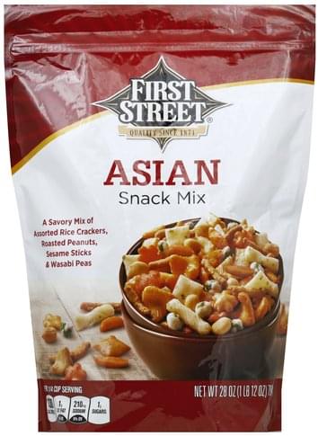 First Street Asian Snack Mix - 28 oz, Nutrition Information | Innit