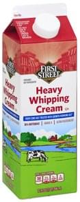 First Street Heavy Whipping Cream - 32 oz, Nutrition Information | Innit