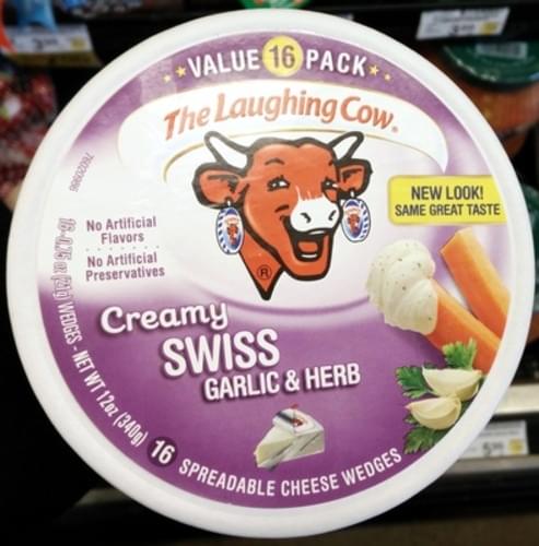 The Laughing Cow Light Garlic And Herb Flavor Value Pack Cheese Wedges