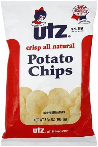 Utz Potato Chips - 3.75 oz, Nutrition Information | Innit