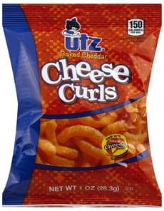 Utz Baked Cheddar Cheese Curls - 1 oz, Nutrition Information | Innit