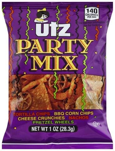 Utz Party Mix - 1 oz, Nutrition Information | Innit