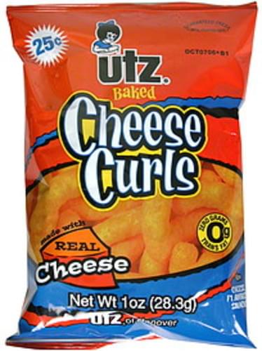 Utz Baked, Pre-Priced Cheese Curls - 1 oz, Nutrition Information | Innit