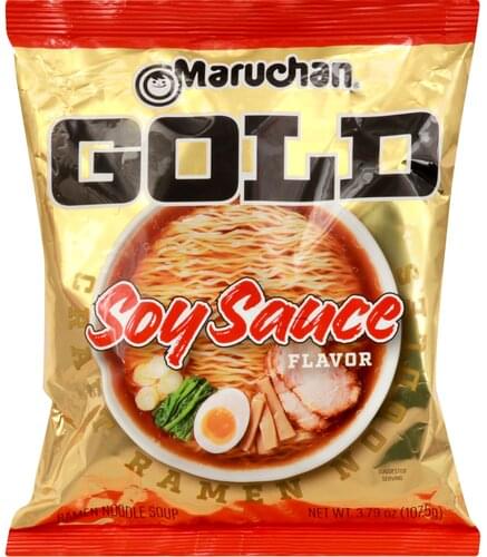 Maruchan Soy Sauce Flavor, Ramen Noodle Soup - 3.79 Oz, Nutrition ...