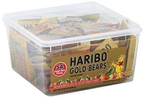 HARIBO Treat Size, 54 Packs Gummi Candy - 54 ea, Nutrition Information ...