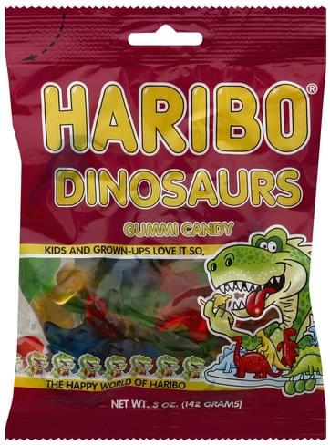 Haribo Dinosaurs Gummi Candy - 5 oz, Nutrition Information | Innit