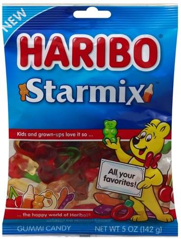 Haribo Gummy Candi, Starmix Gummi Candy - 5 oz, Nutrition Information ...