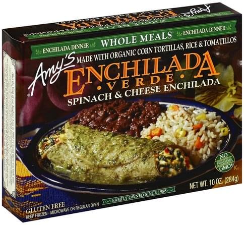 Amys Verde Enchilada - 10 oz, Nutrition Information | Innit