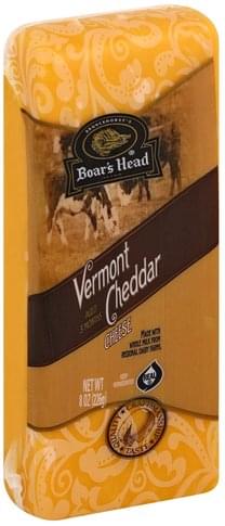 Boars Head Vermont Cheddar Cheese - 8 oz, Nutrition Information | Innit