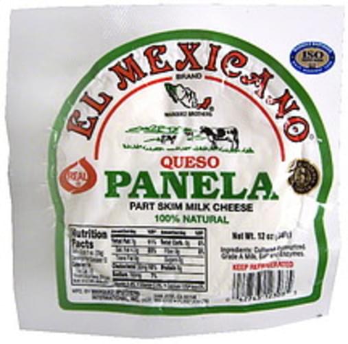 El Mexicano Panela Cheese - 12 oz, Nutrition Information | Innit