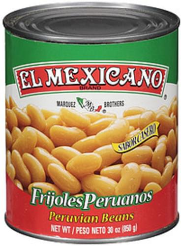 El Mexicano Peruvian Beans - 30, Nutrition Information | Innit