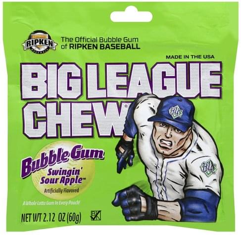 Big League Chew Gum - Swingin' Sour Apple