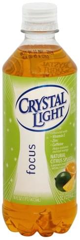 crystal light focus natural citrus splash