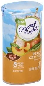 Crystal Light Peach Iced Tea Drink Mix - 1 oz, Nutrition Information ...