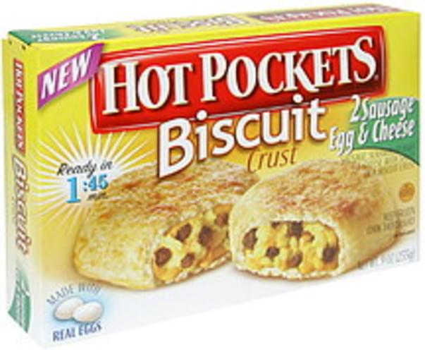 Hot Pockets Biscuit Crust Sausage Egg And Cheese Stuffed Pastries 2 Ea Nutrition Information