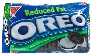 Oreo Reduced Fat Chocolate Sandwich Cookies 20 Oz Nutrition Information Innit