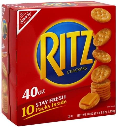 Ritz Crackers - 40 oz, Nutrition Information | Innit