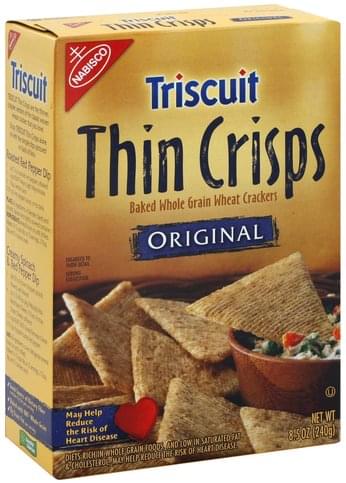 Triscuit Baked, Original Crackers - 8.5 oz, Nutrition Information | Innit