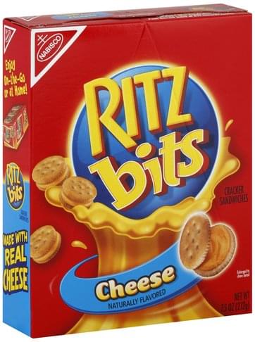Ritz Cheese Cracker Sandwiches - 7.5 oz, Nutrition Information | Innit