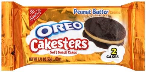 Oreo Soft, Peanut Butter Creme Snack Cakes - 2 Ea, Nutrition ...