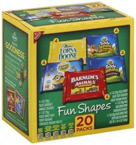 Nabisco Fun Shapes - 20 ea, Nutrition Information | Innit