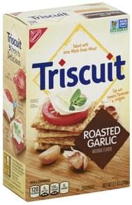 Triscuit Roasted Garlic Crackers - 8.5 Oz, Nutrition Information | Innit