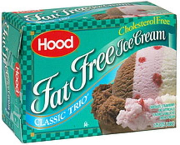 Hood Classic Trio Fat Free Ice Cream - 1.75 QT, Nutrition Information ...