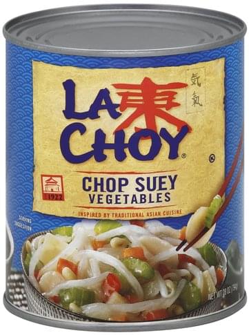 La Choy Chop Suey Vegetables - 28 Oz, Nutrition Information | Innit