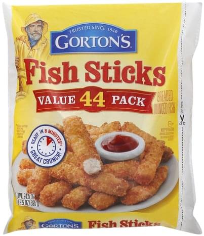 Gortons Value Pack Fish Sticks - 44 ea, Nutrition Information | Innit