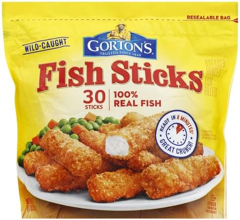 Gortons Fish Sticks - 30 ea, Nutrition Information | Innit