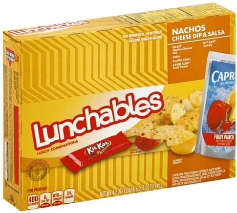 Lunchables Nachos Cheese Dip & Salsa Lunch Combinations - 1 ea ...