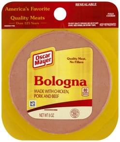 Oscar Mayer Bologna - 8 oz, Nutrition Information | Innit