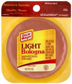 Oscar Mayer Light, Beef Bologna - 12 Oz, Nutrition Information | Innit