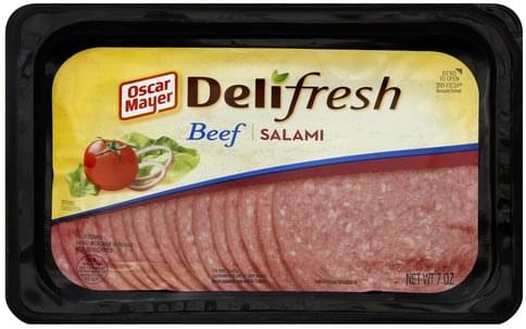 Oscar Mayer Beef Salami - 7 oz, Nutrition Information | Innit