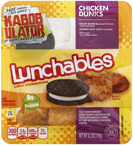 Lunchables Uploaded Chicken Dunks, 47% OFF