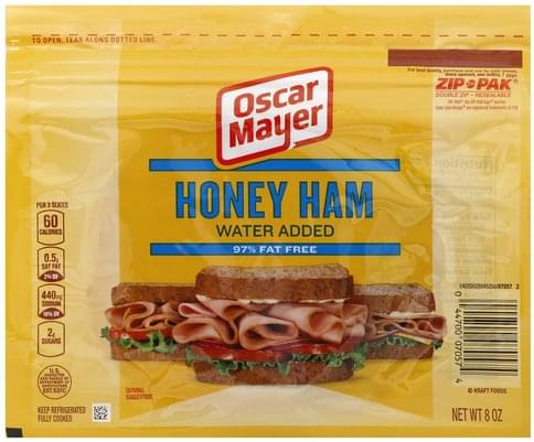 Oscar Mayer Honey Ham - 8 Oz, Nutrition Information | Innit