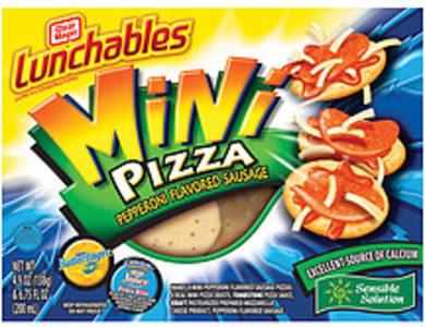 Oscar Mayer Lunchables Pepperoni Flavored Sausage Mini Pizza - 4.9 oz ...