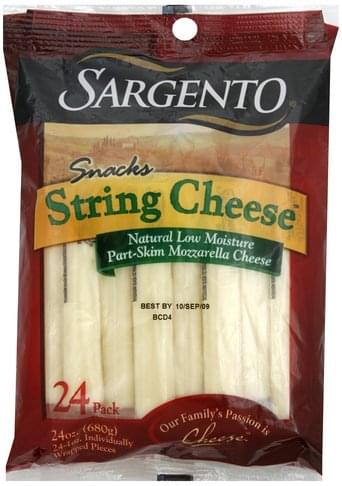 Nutritional Value Sargento Light String Cheese - Nutrition Ftempo