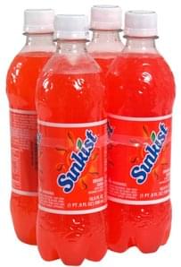 Sunkist Orange Soda - 4 ea, Nutrition Information | Innit